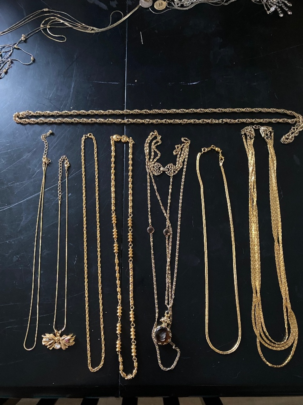Gold Necklace Lot